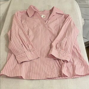 Lee Pink and Cream Striped Shirt